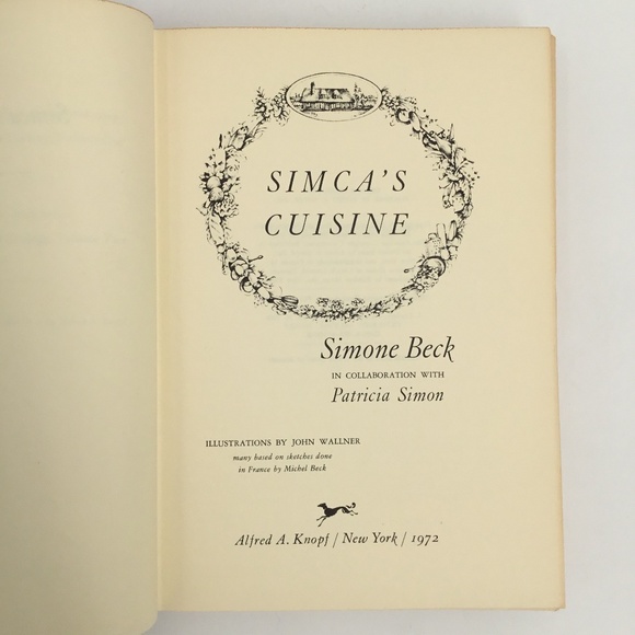 1972 Simca's Cuisine First Edition Cook Book By Simone Beck With Errata - Picture 6 of 12
